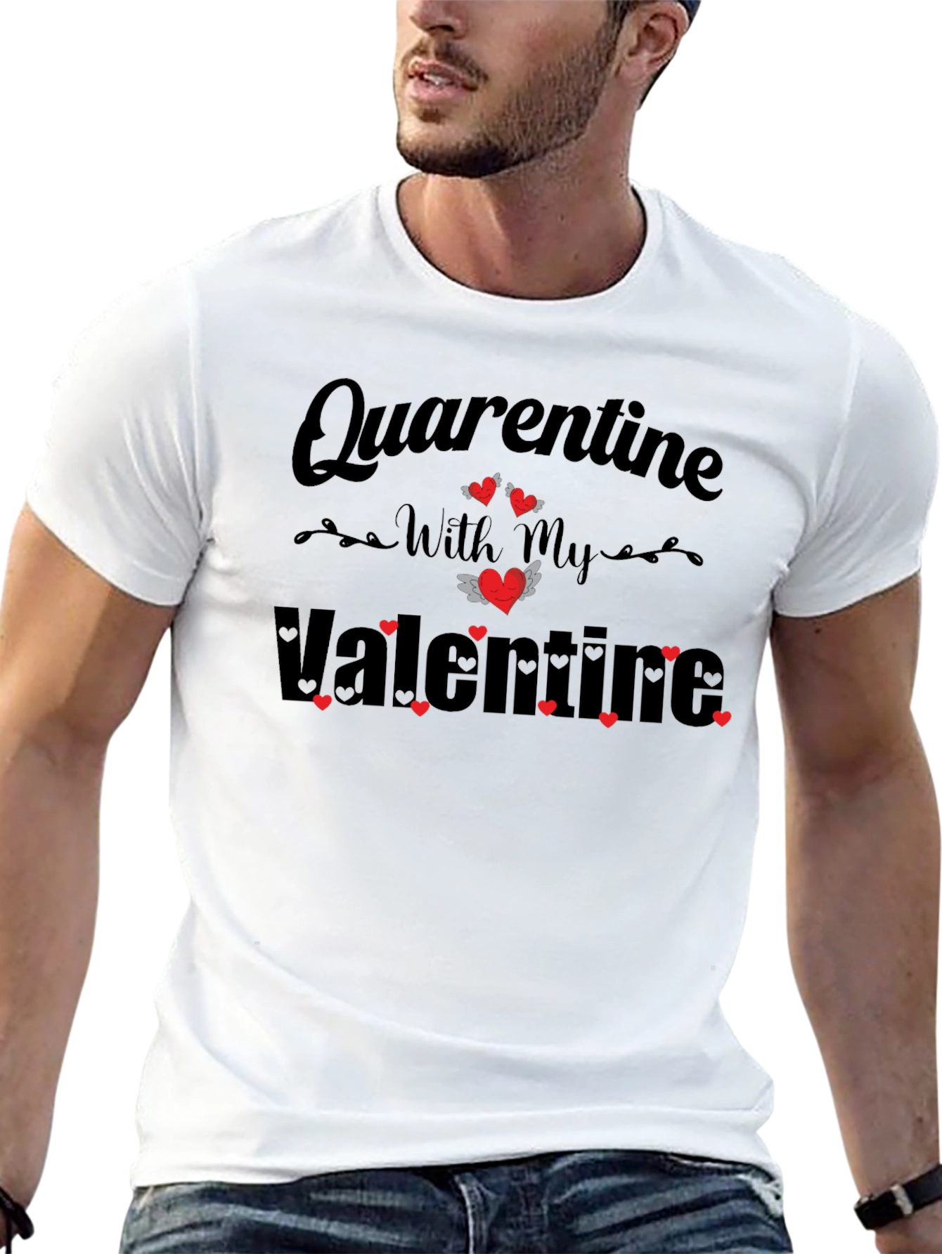 Quarantine Valentines Day T-Shirt