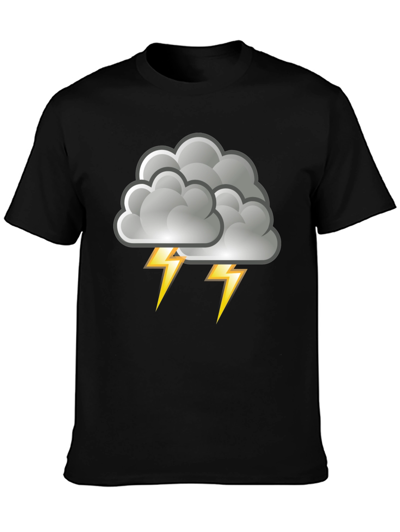 Stormy Weather T-Shirt - Cloud Lightning Design