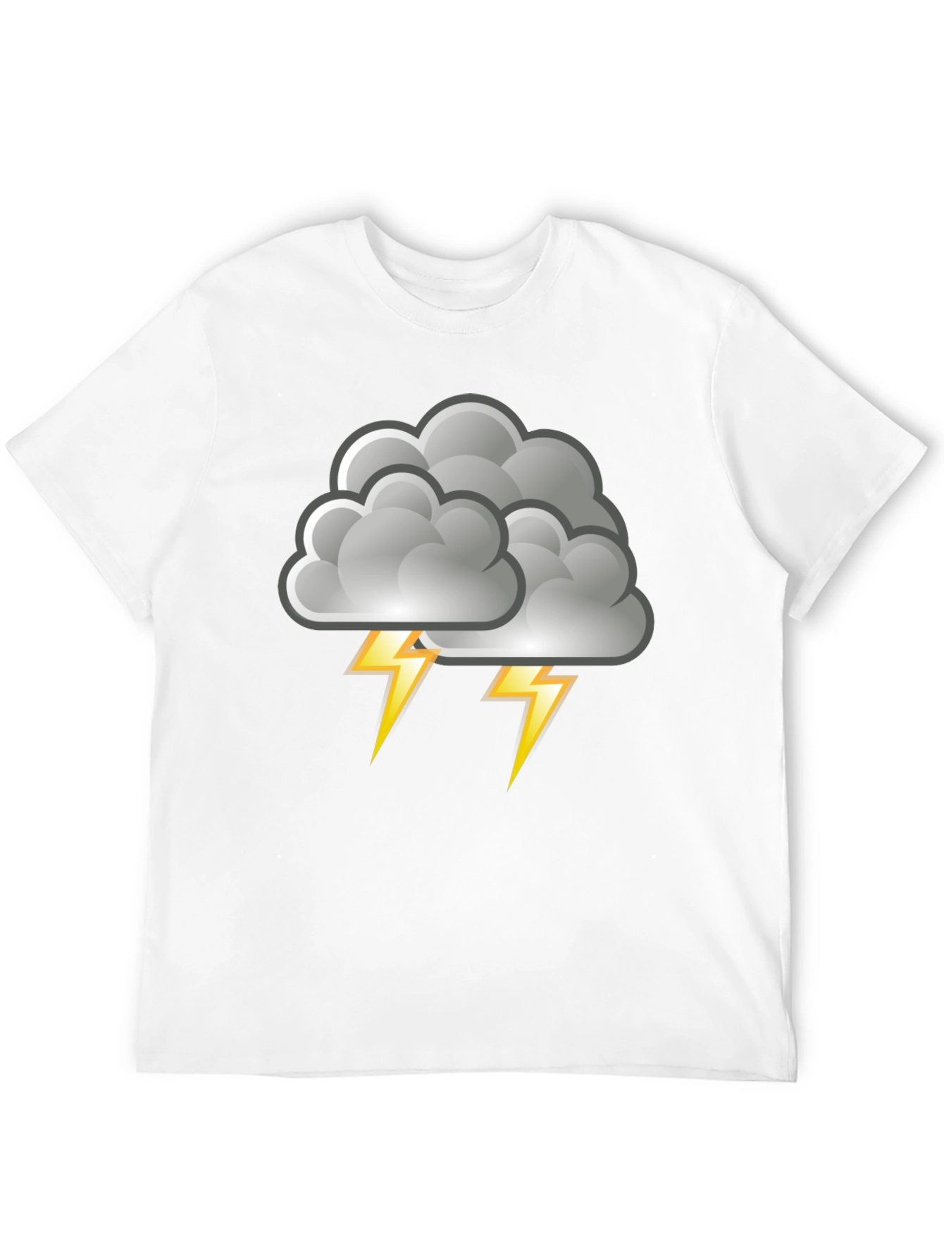 Stormy Weather T-Shirt - Cloud Lightning Design