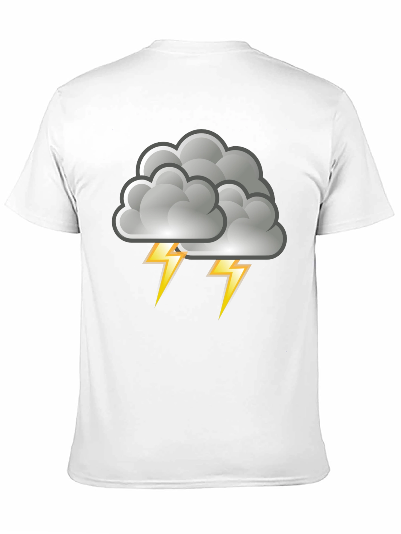 Stormy Weather T-Shirt - Cloud Lightning Design
