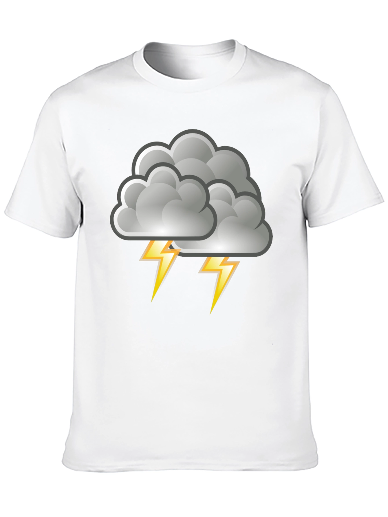 Stormy Weather T-Shirt - Cloud Lightning Design