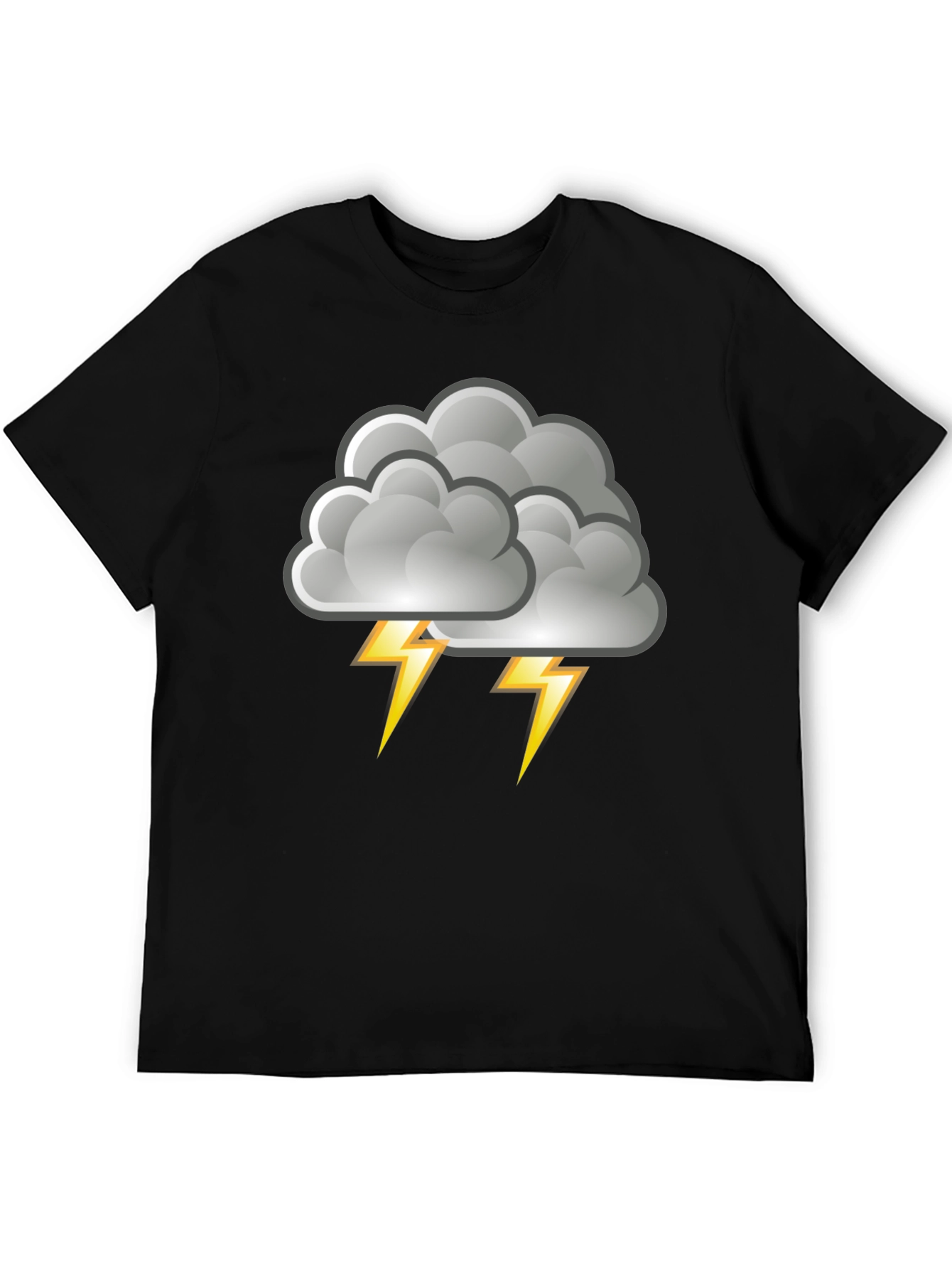 Stormy Weather T-Shirt - Cloud Lightning Design