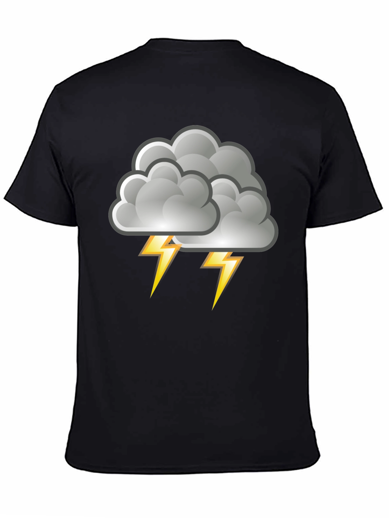Stormy Weather T-Shirt - Cloud Lightning Design