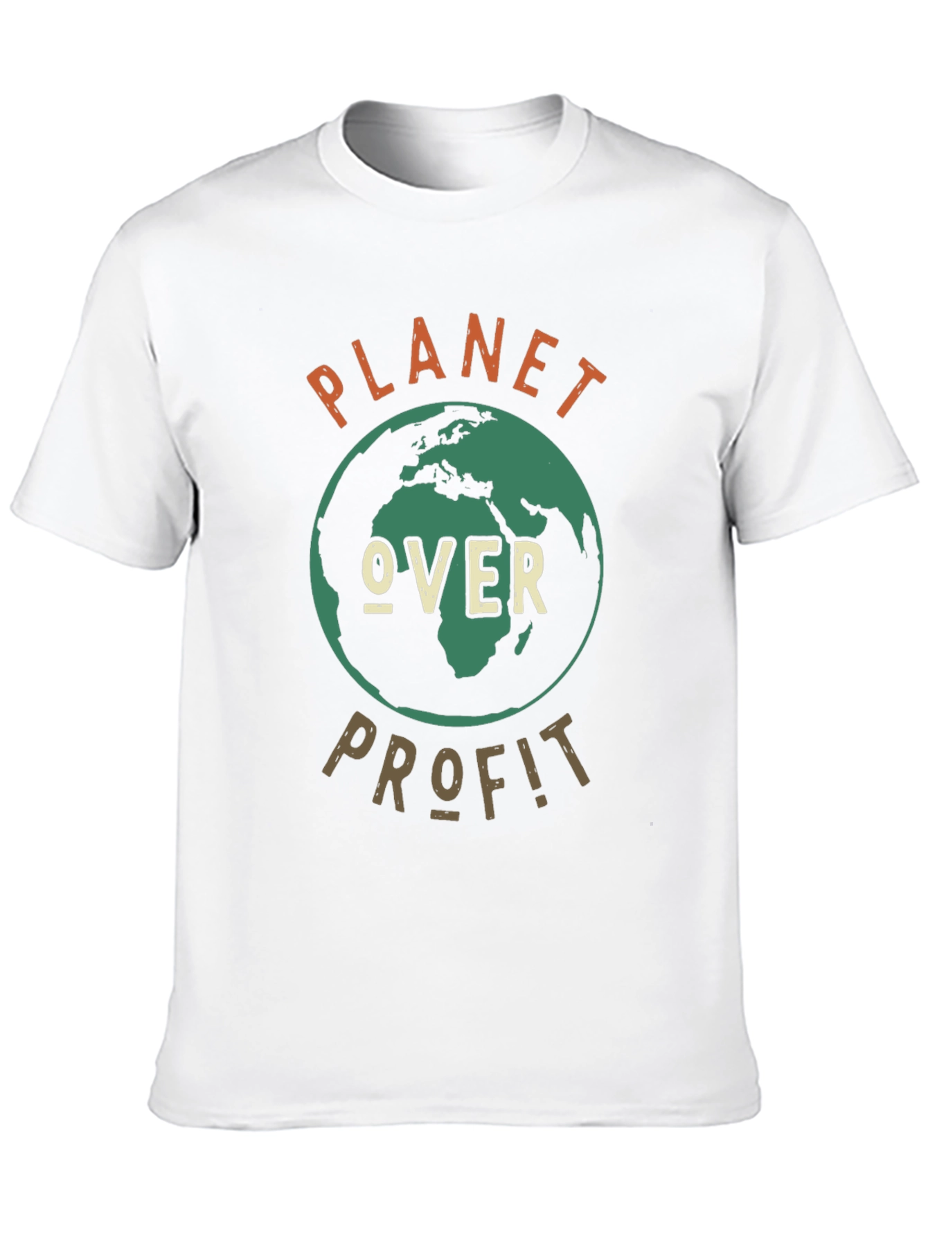 Planet Over Profit Graphic Tee - Earth Day Shirt