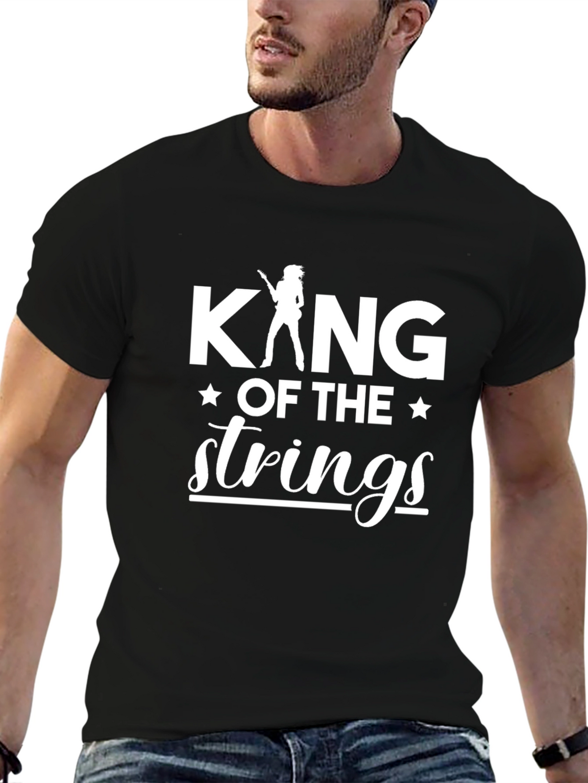 King of the Strings Graphic T-Shirt