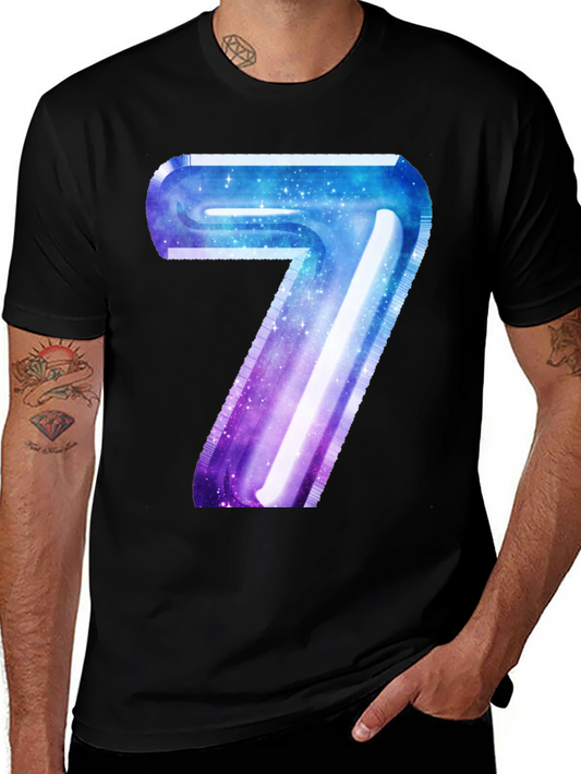 Galaxy Number 7 Graphic Tee