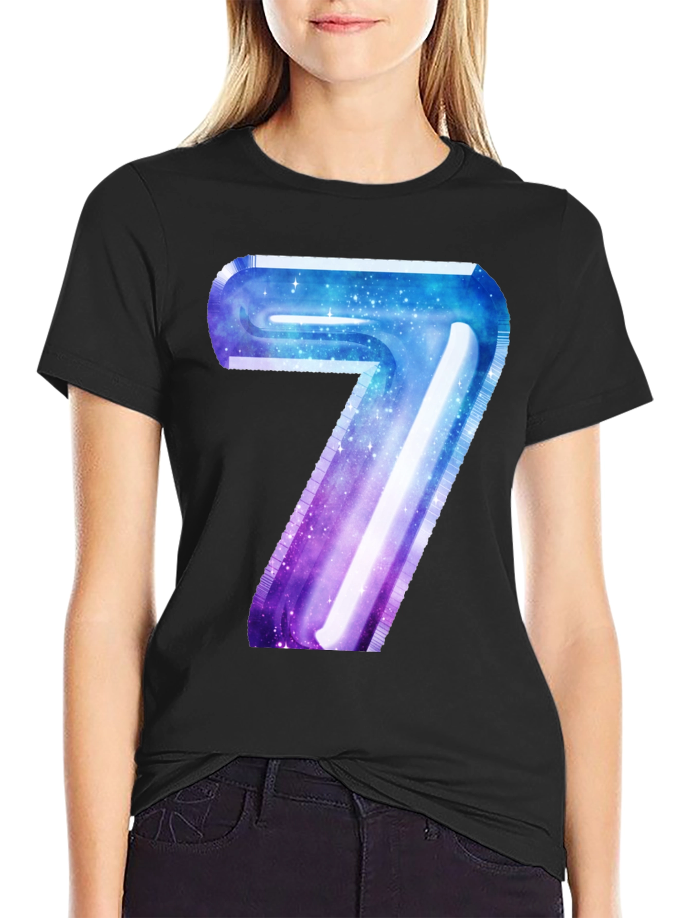 Galaxy Number 7 Graphic Tee
