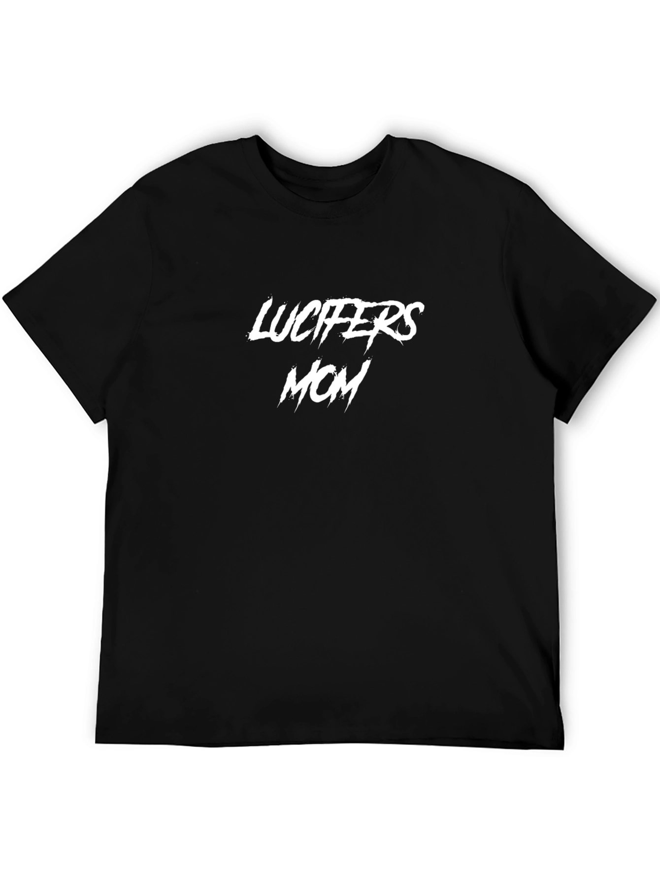 Lucifers Mom Graphic T-Shirt - Black