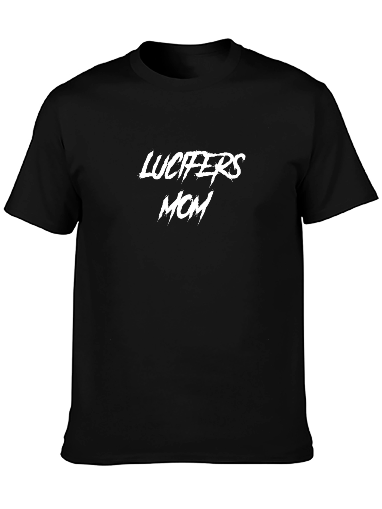 Lucifers Mom Graphic T-Shirt - Black