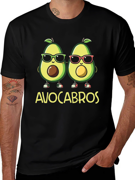 Avocabros Graphic Tee - Fun Avocado Bros T-Shirt