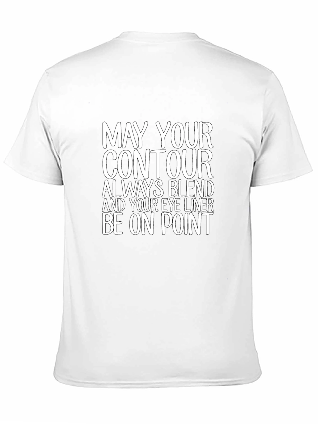 Contour and Eyeliner Graphic T-Shirt