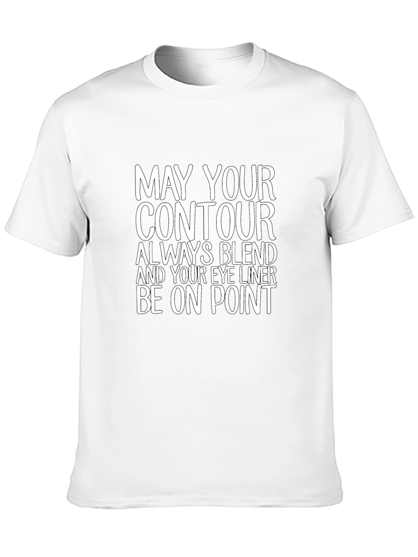 Contour and Eyeliner Graphic T-Shirt