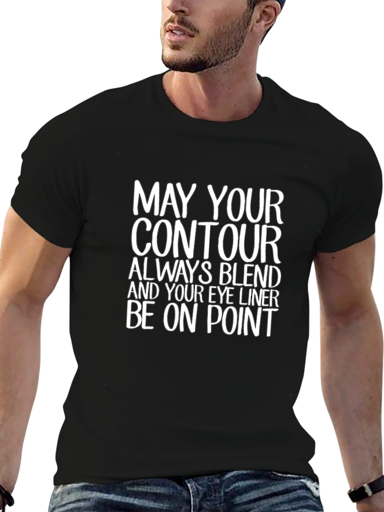 Contour and Eyeliner Graphic T-Shirt