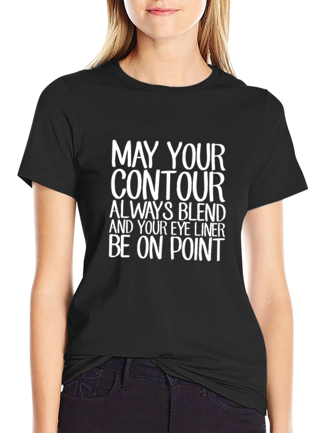 Contour and Eyeliner Graphic T-Shirt