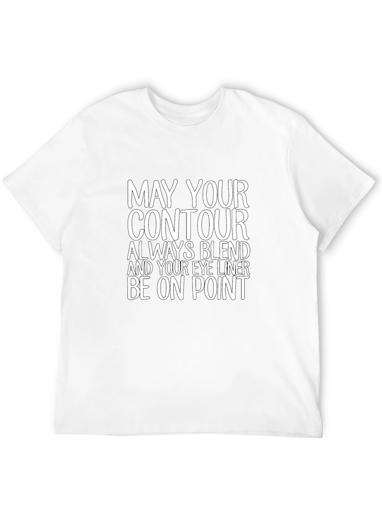 Contour and Eyeliner Graphic T-Shirt