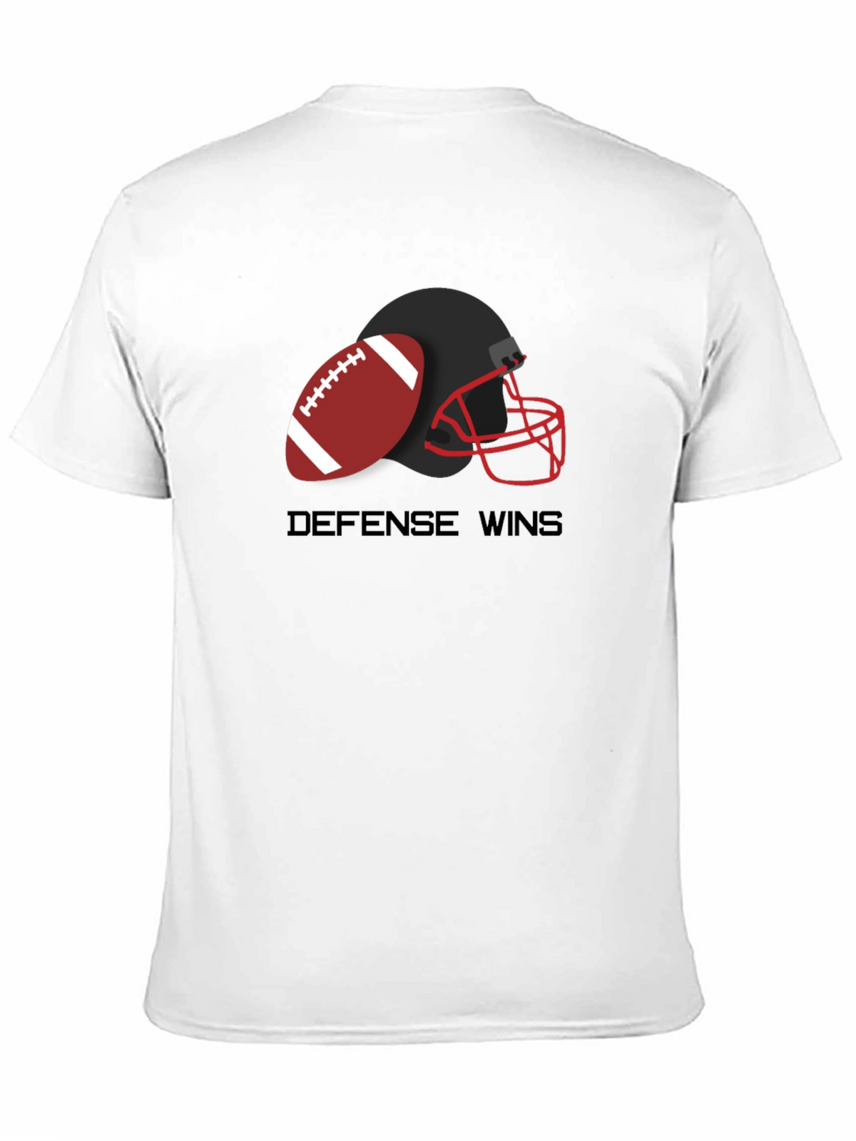 Defense Wins Football Graphic T-Shirt