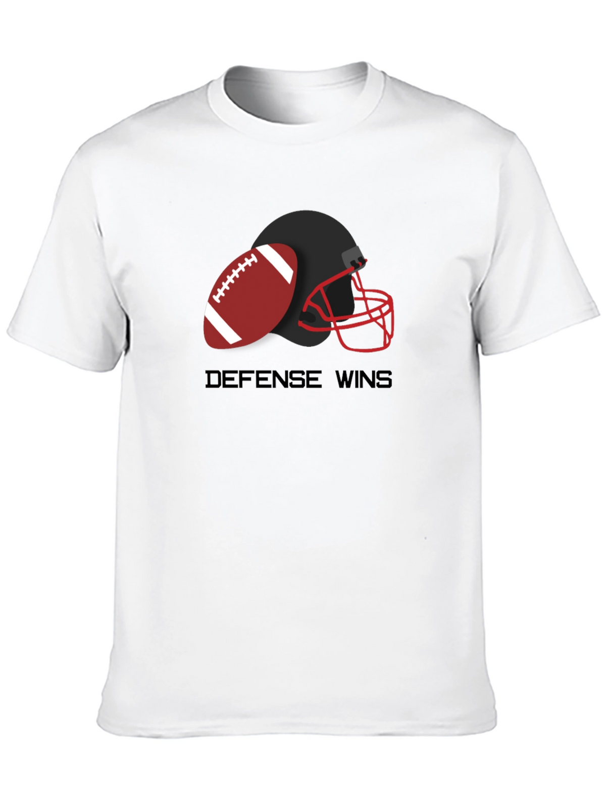 Defense Wins Football Graphic T-Shirt