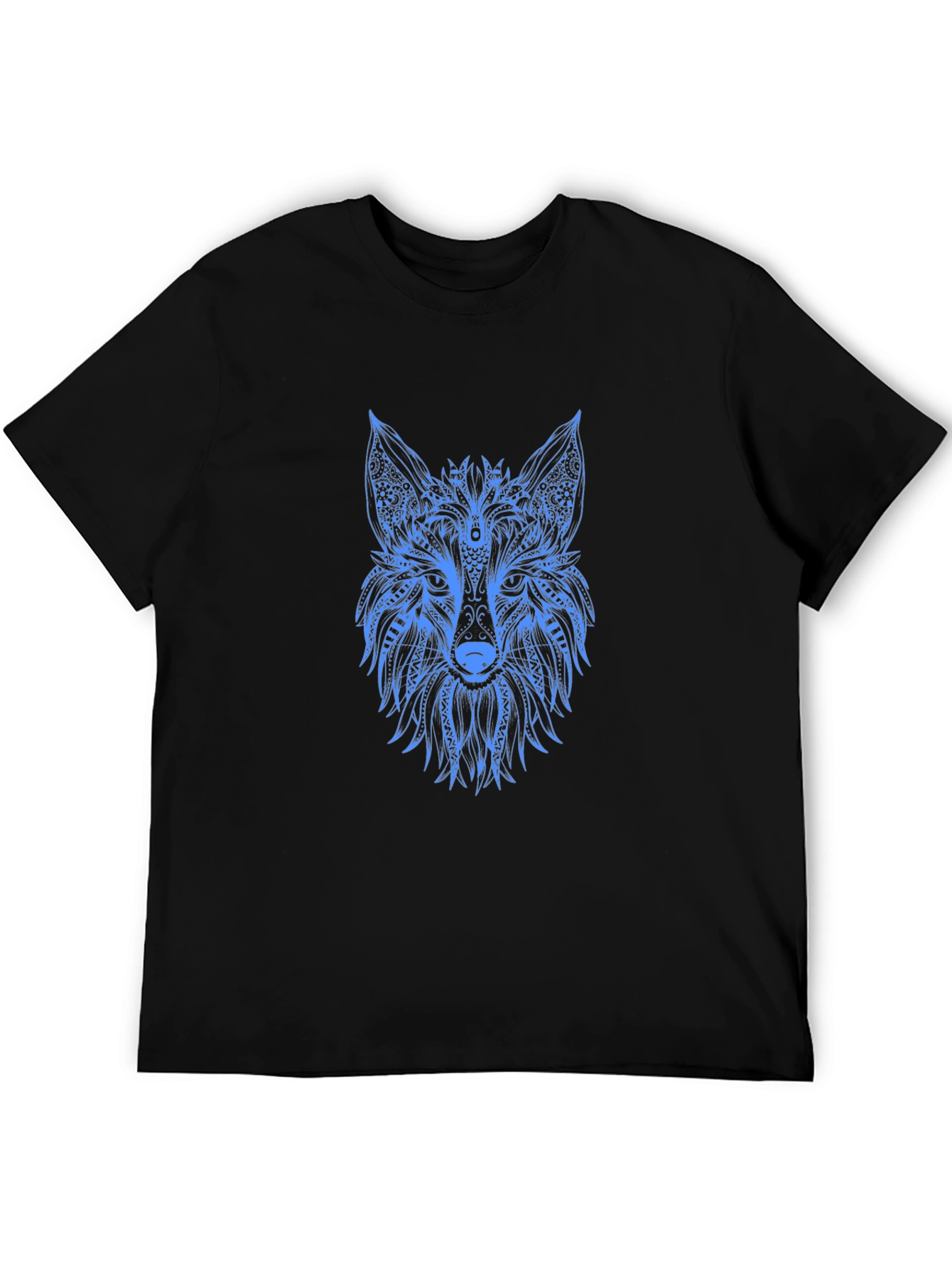 Aztec Fox Graphic T-Shirt - Unique Design
