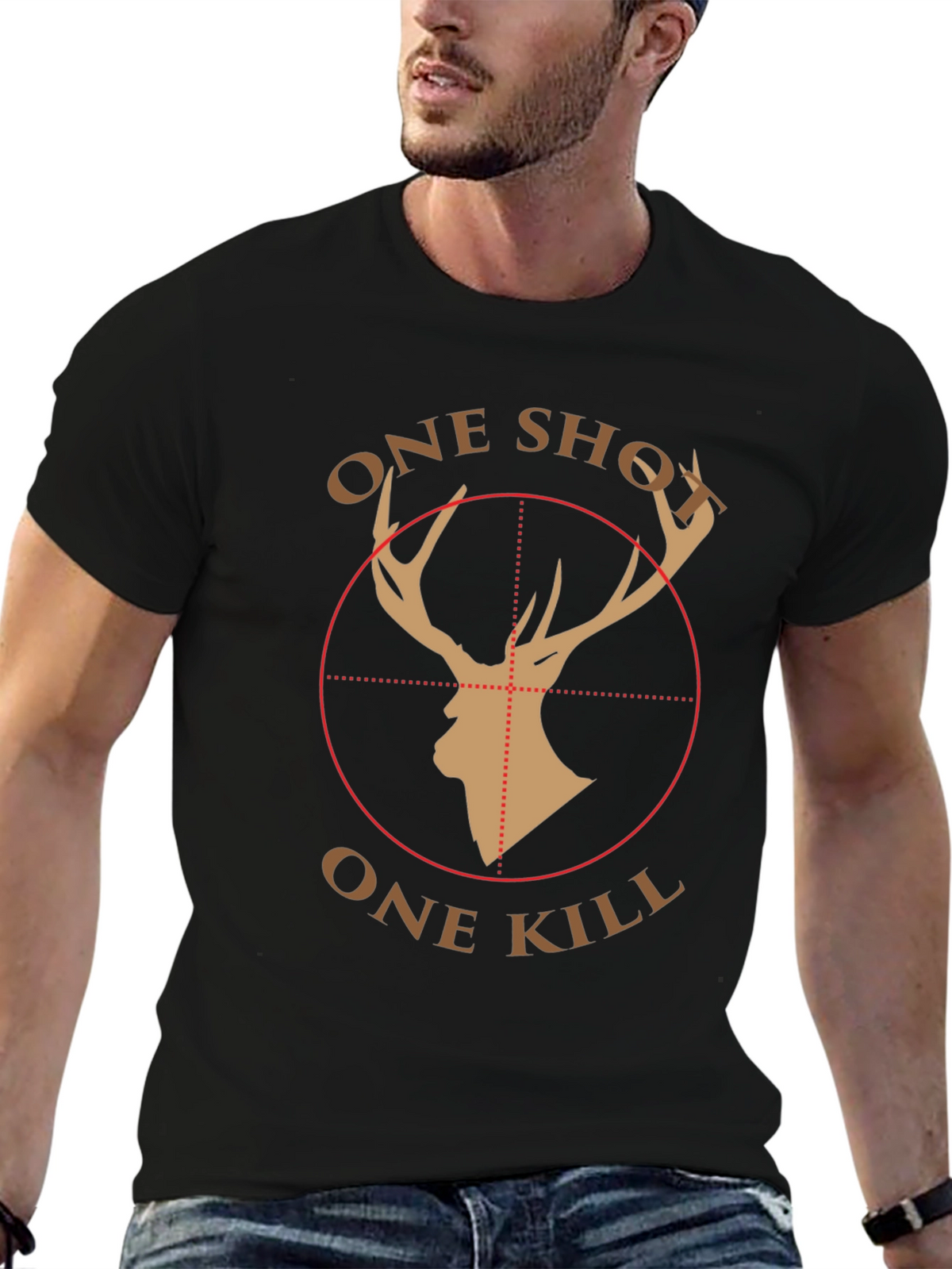 One Shot One Kill Deer Hunting T-Shirt