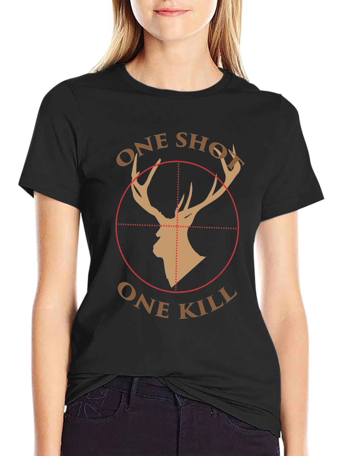 One Shot One Kill Deer Hunting T-Shirt