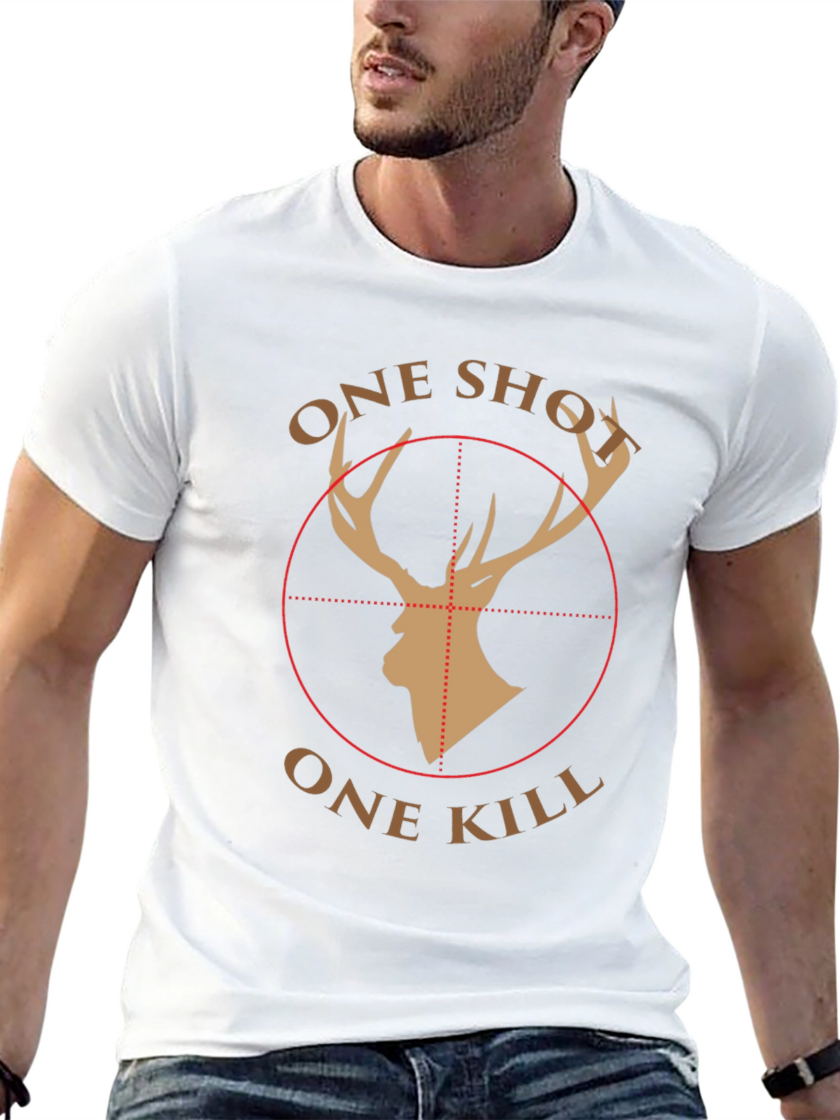 One Shot One Kill Deer Hunting T-Shirt