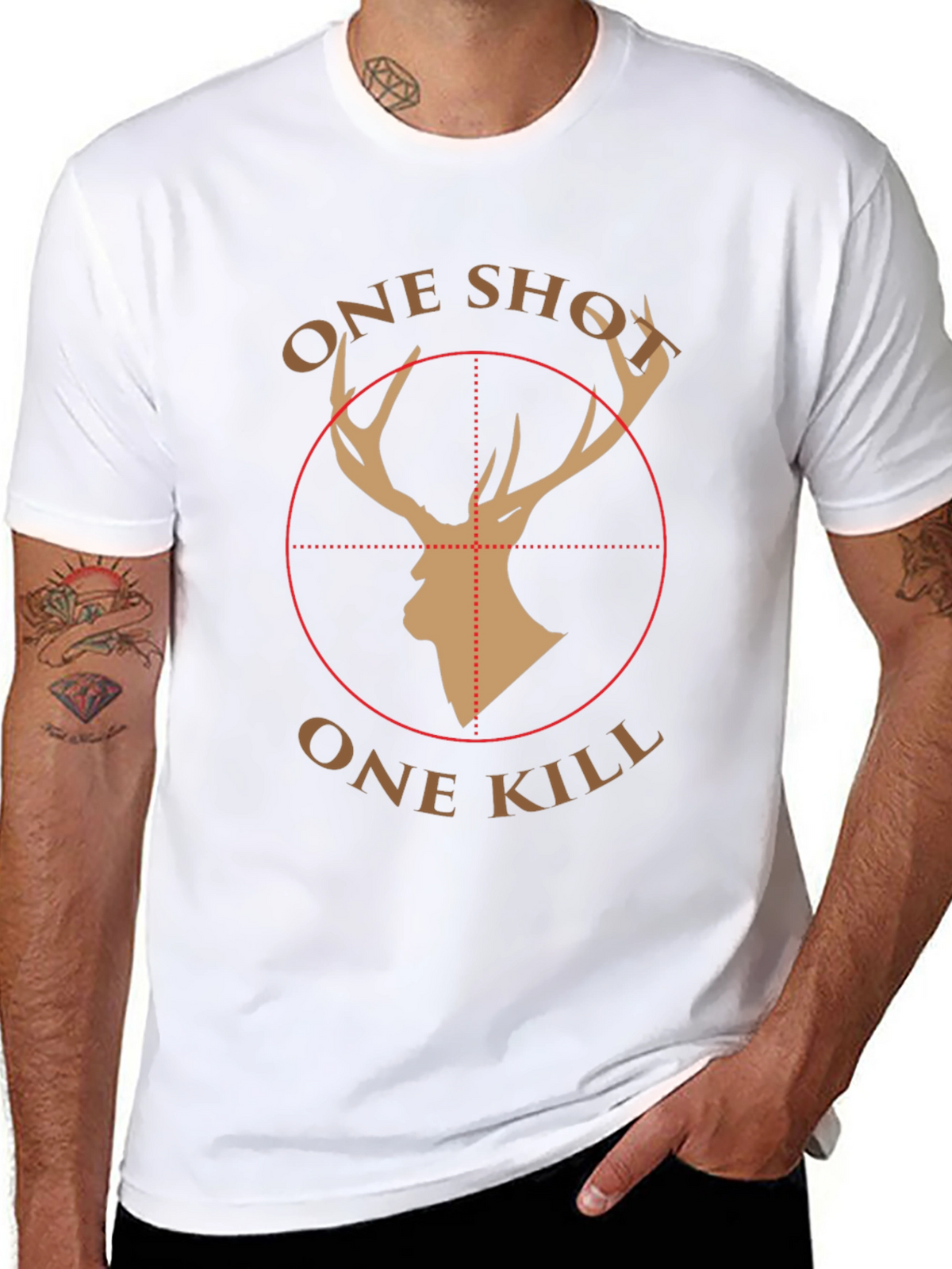 One Shot One Kill Deer Hunting T-Shirt