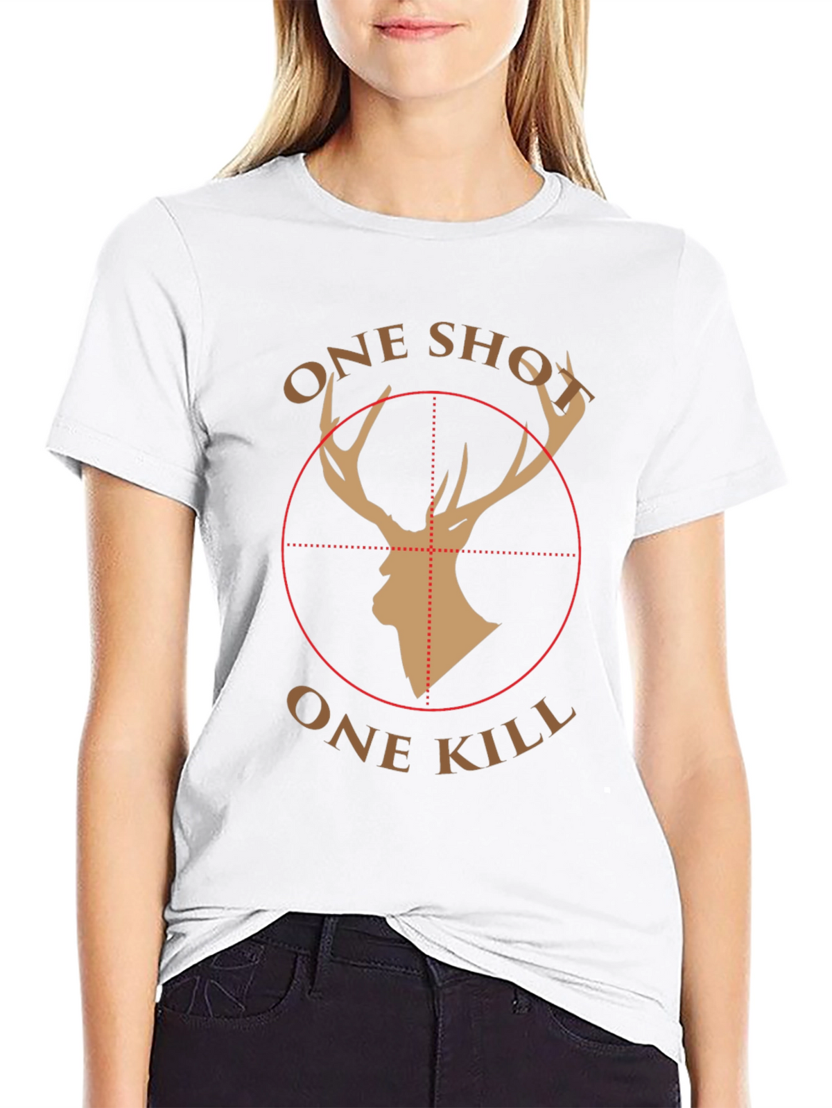 One Shot One Kill Deer Hunting T-Shirt