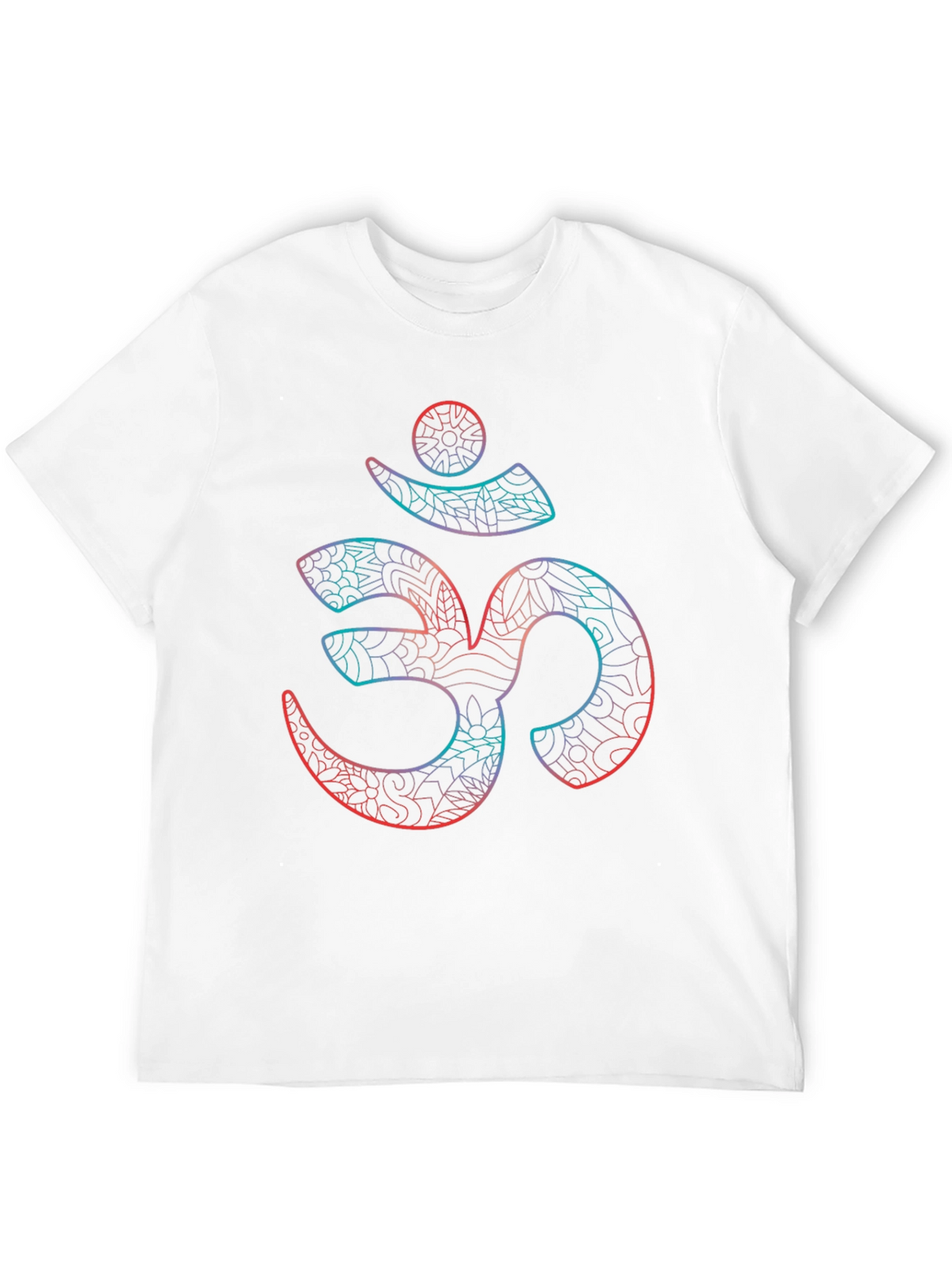 Om Symbol Graphic Print Black T-Shirt