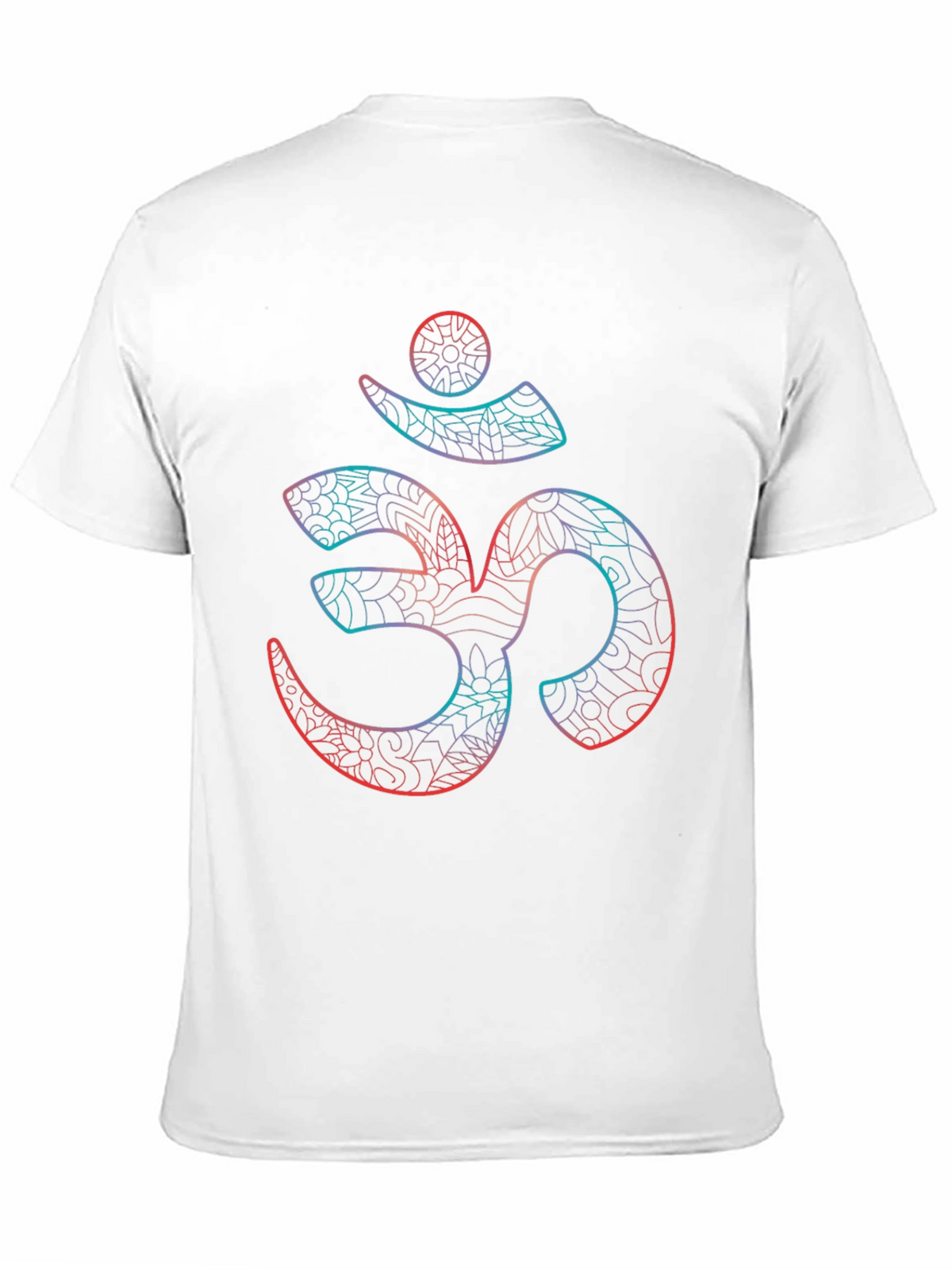 Om Symbol Graphic Print Black T-Shirt