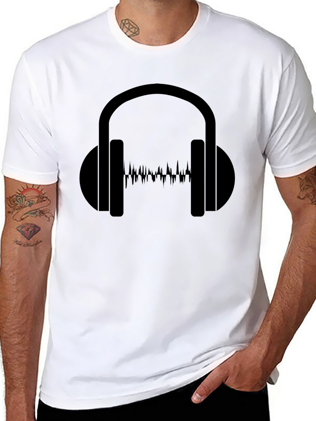 Headphones Graphic T-Shirt