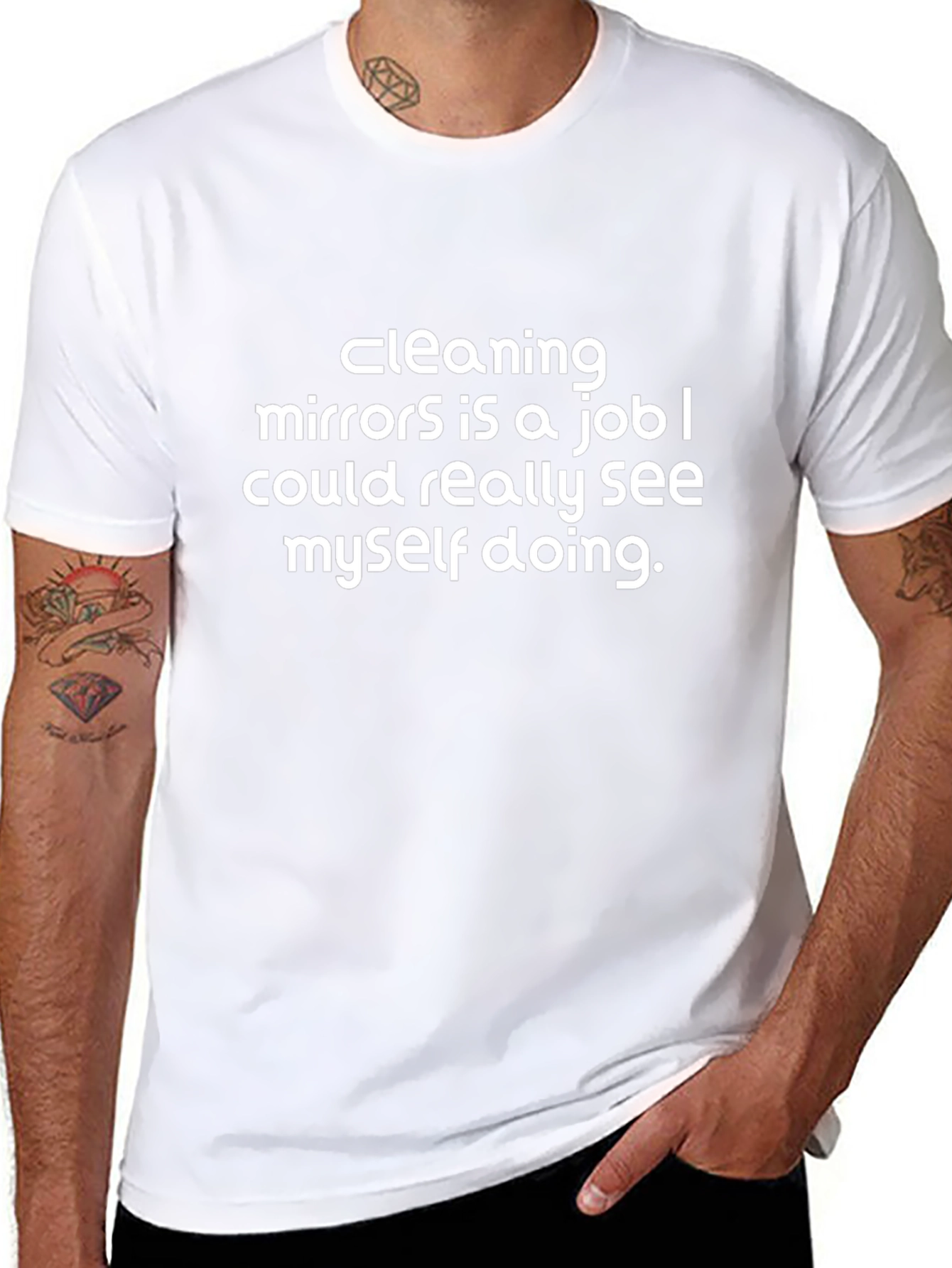 Cleaning Mirrors Job Funny T-Shirt