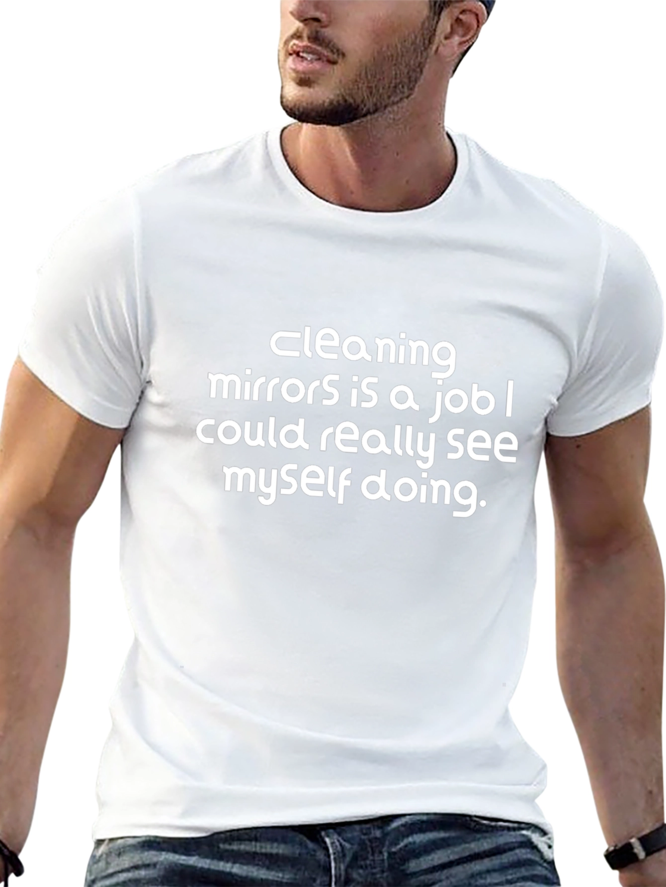Cleaning Mirrors Job Funny T-Shirt