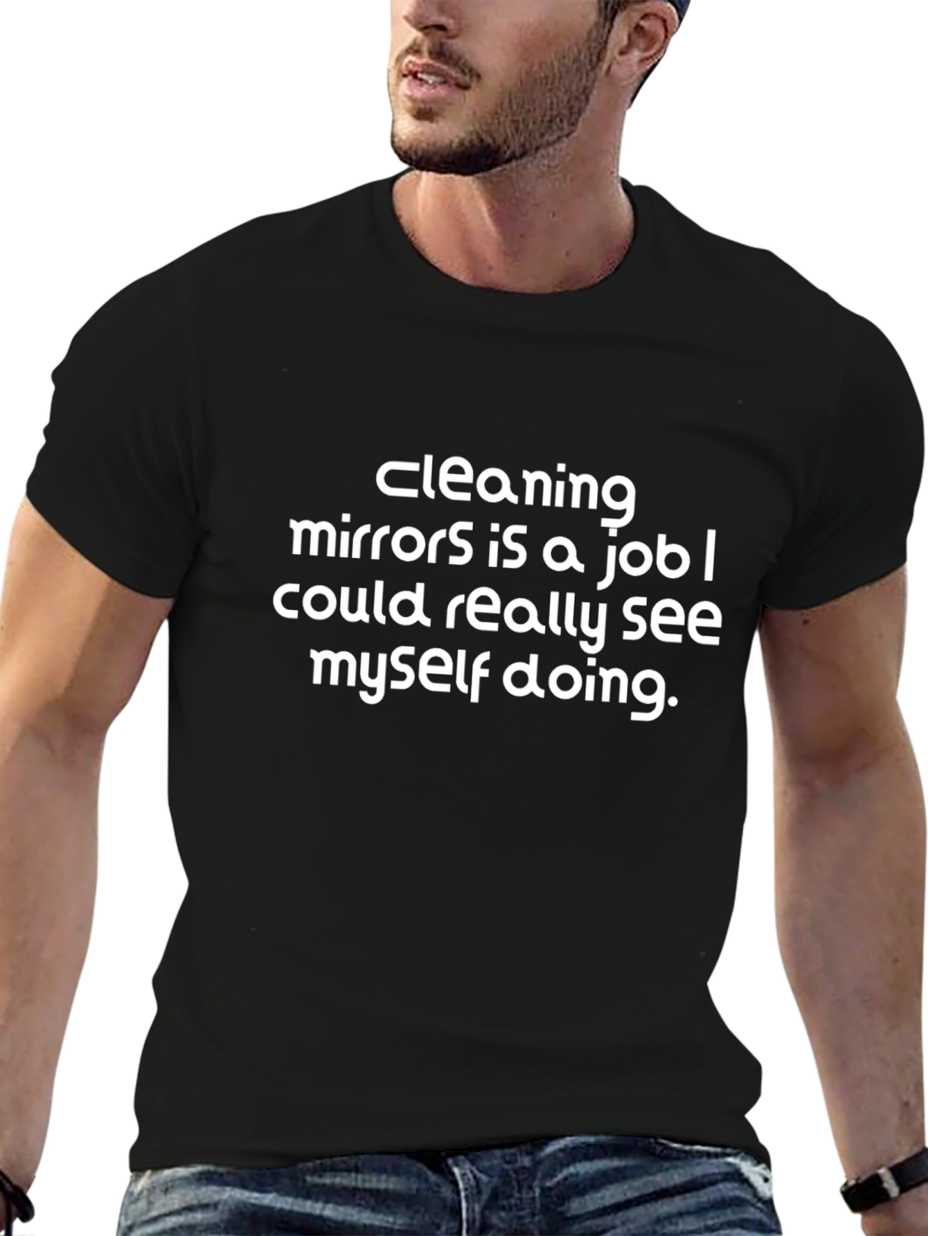 Cleaning Mirrors Job Funny T-Shirt