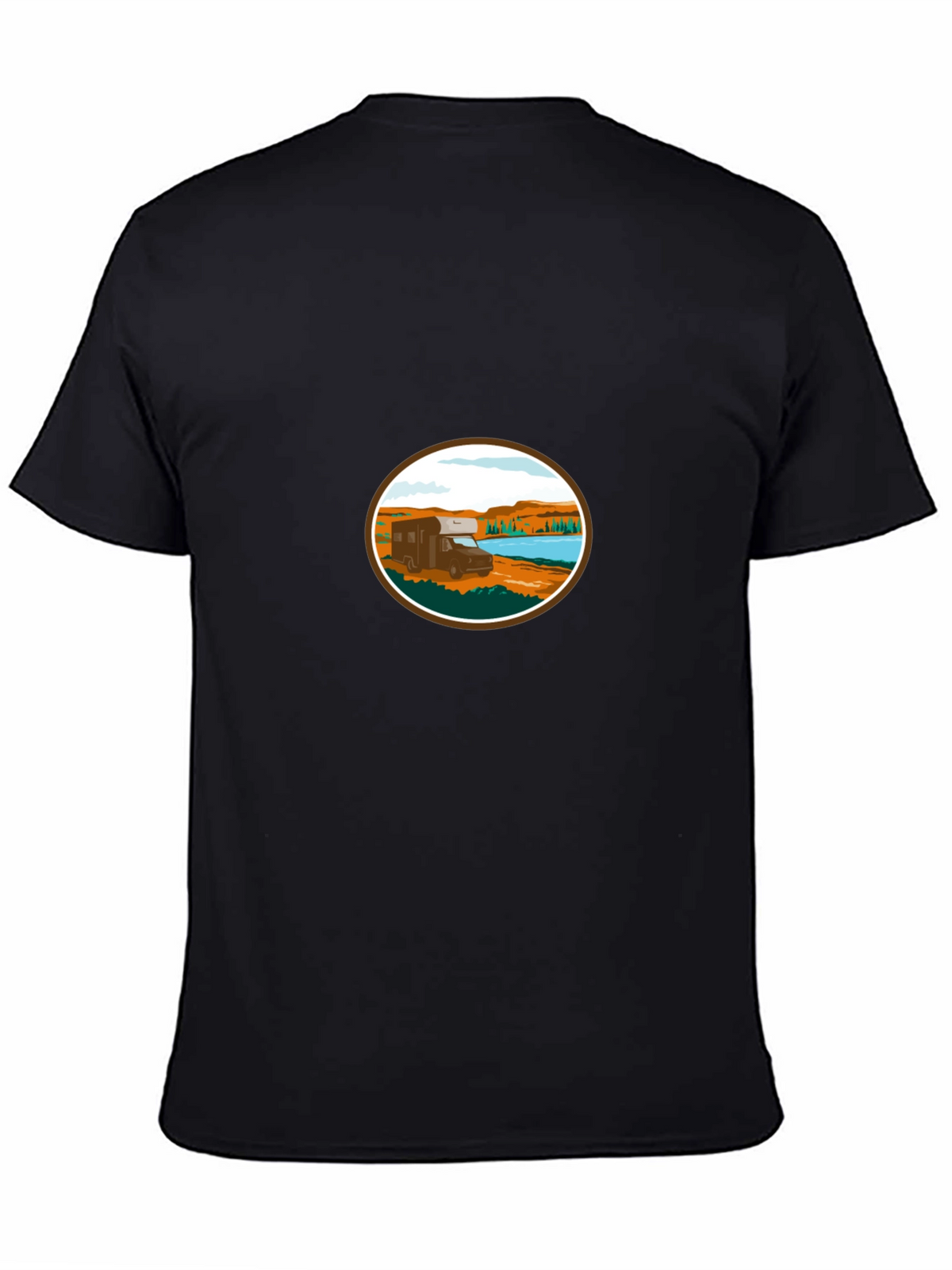 RV Camper Van T-Shirt - Adventure Awaits!