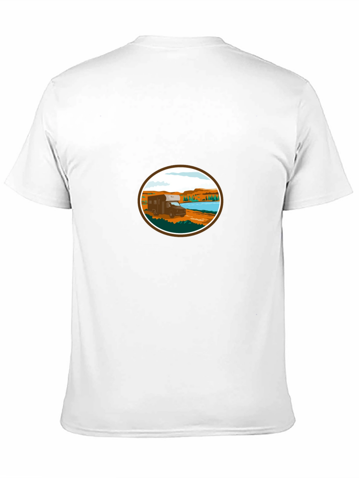 RV Camper Van T-Shirt - Adventure Awaits!