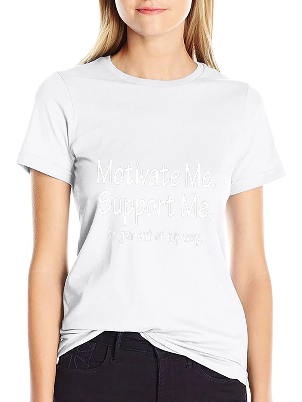 Motivate Me T-Shirt - Funny Slogan Tee