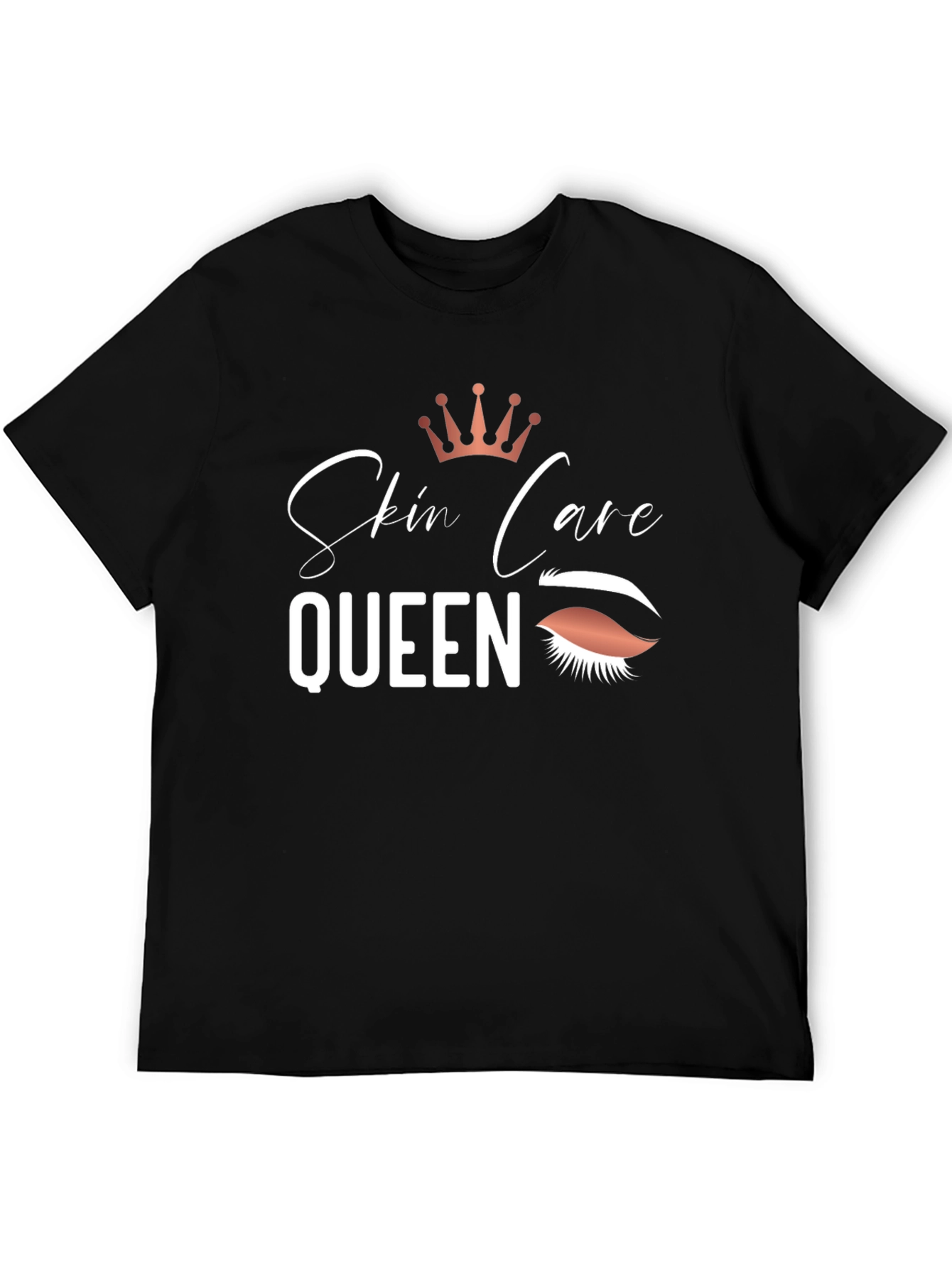 Skin Care Queen Black Graphic Tee