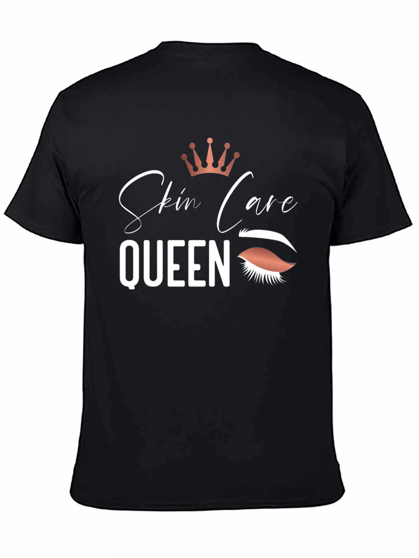 Skin Care Queen Black Graphic Tee