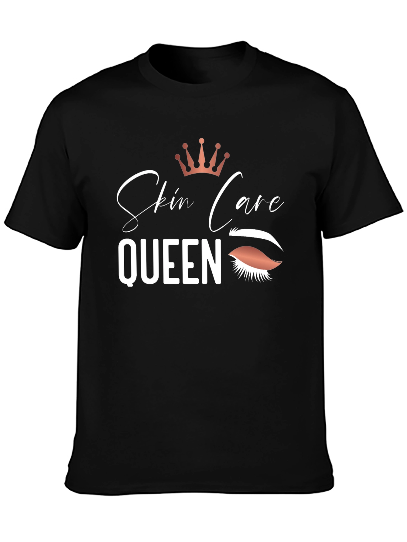 Skin Care Queen Black Graphic Tee