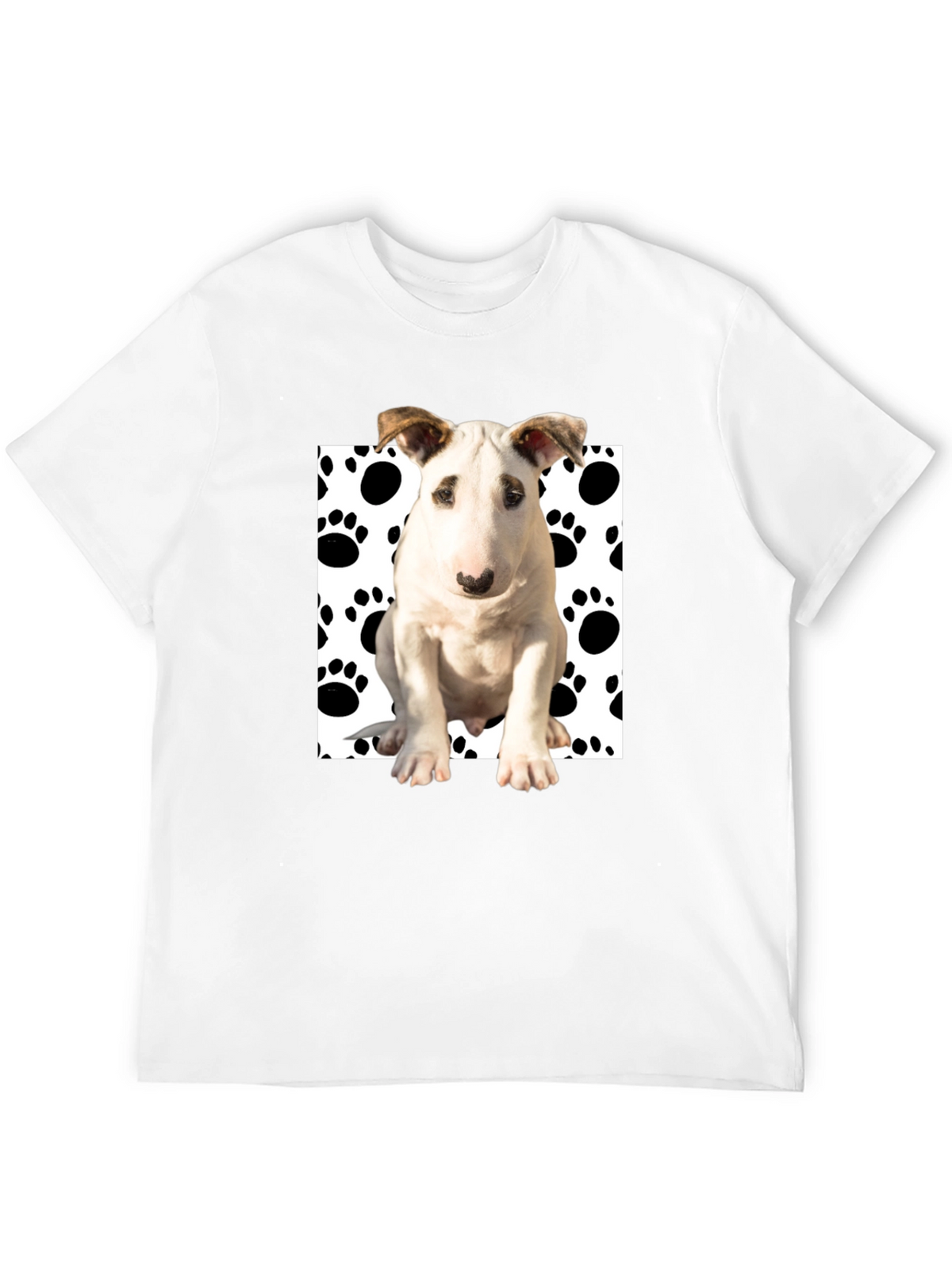 Dog Paw Print T-Shirt - Stylish & Fun!