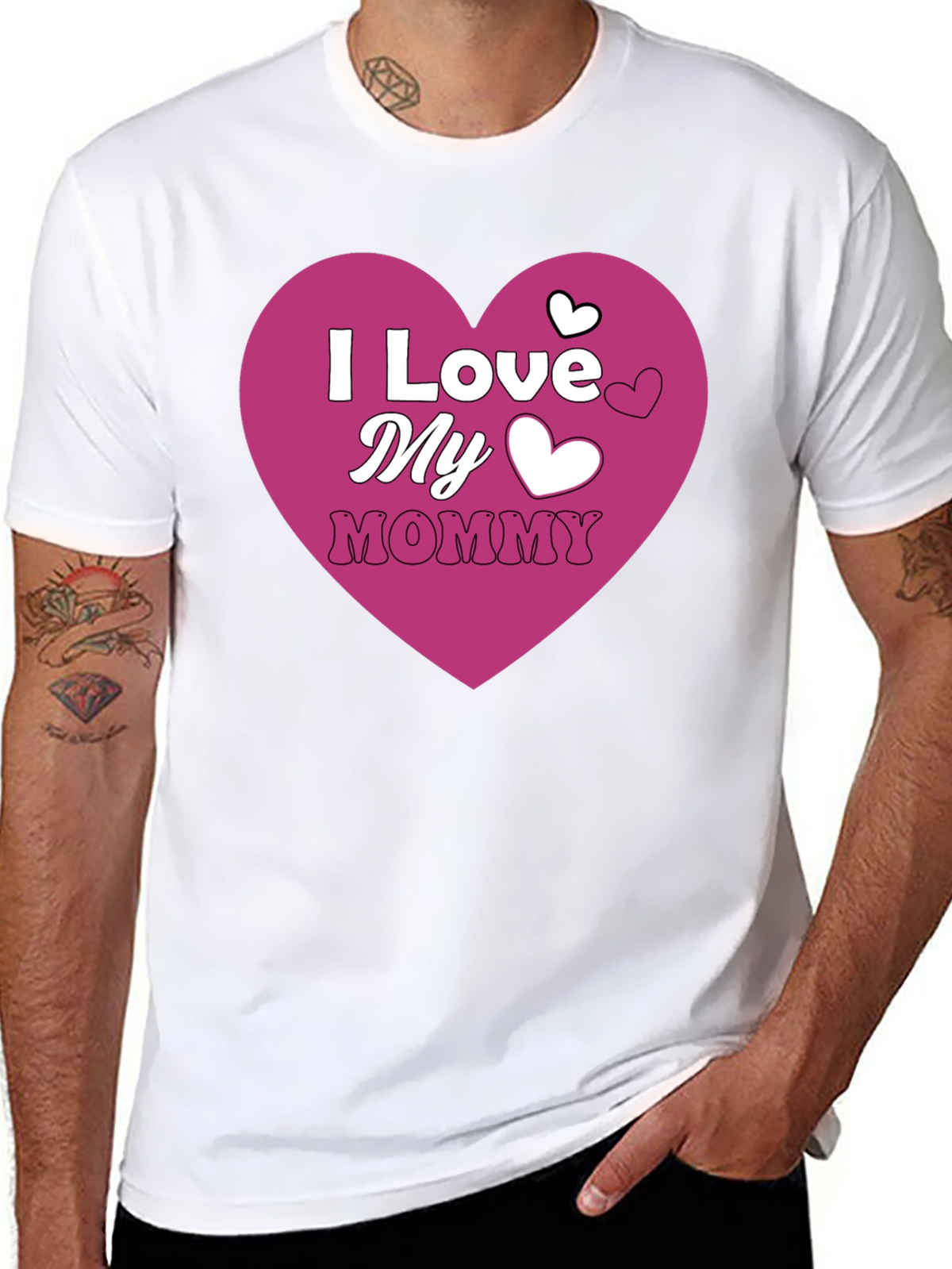 I Love My Mommy Graphic Tee - Mens