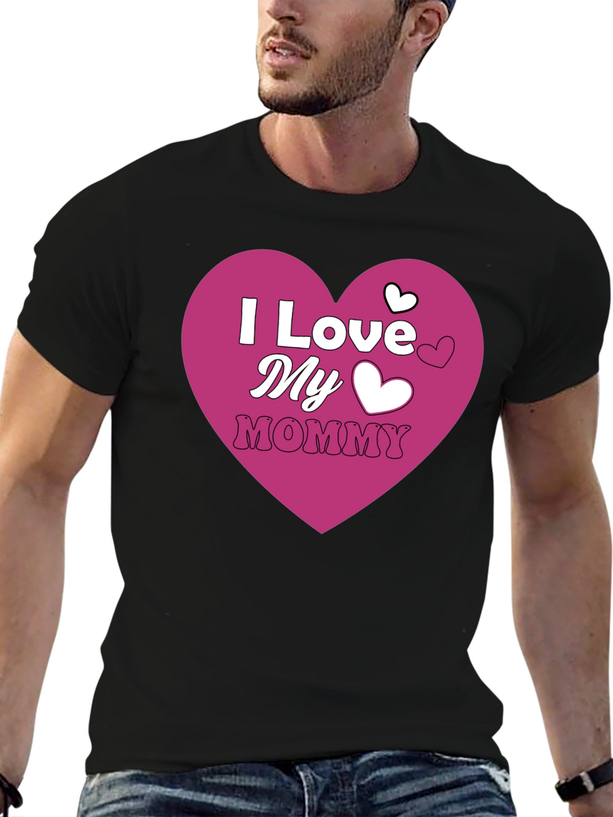 I Love My Mommy Graphic Tee - Mens