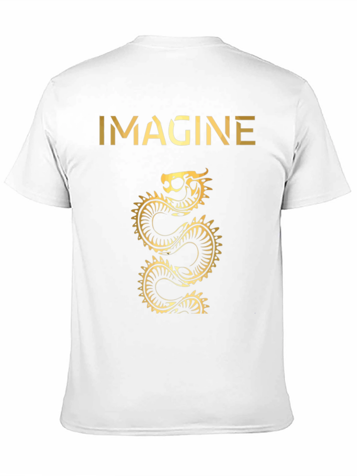 Imagine Dragon Tee - Black Cotton T-Shirt
