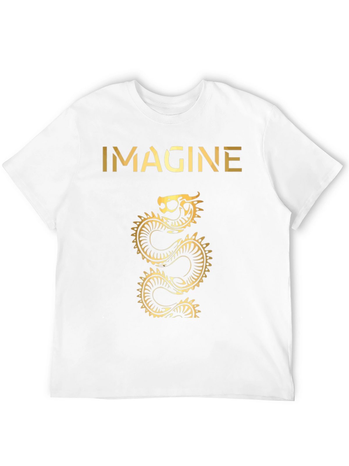 Imagine Dragon Tee - Black Cotton T-Shirt