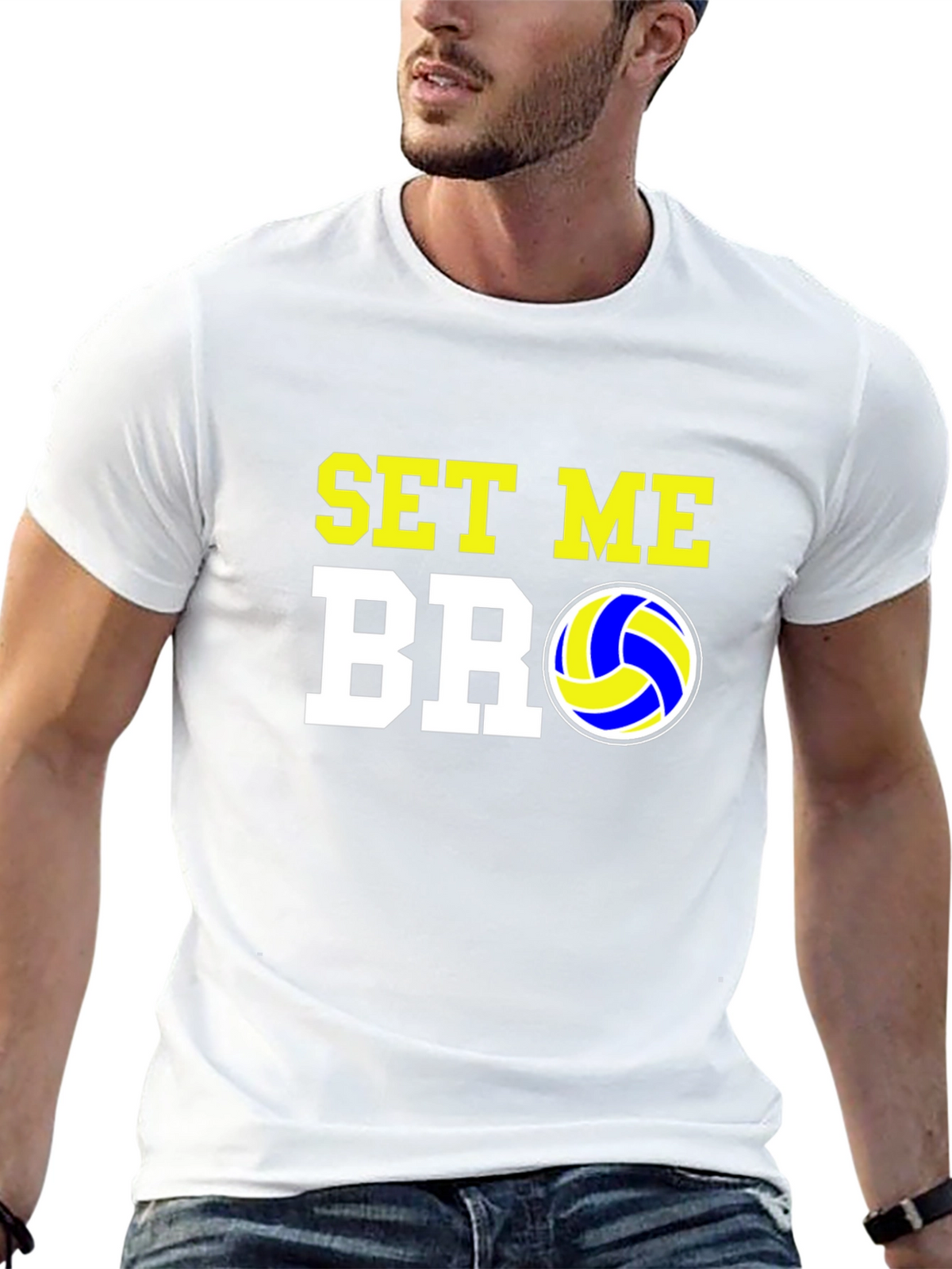 Set Me Bro Volleyball T-Shirt