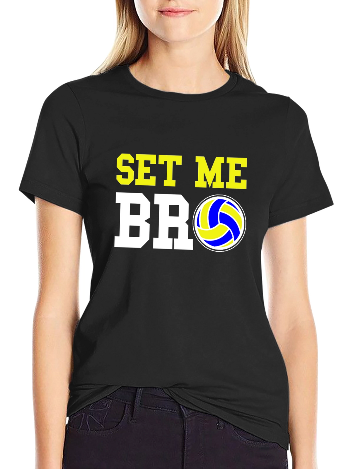 Set Me Bro Volleyball T-Shirt