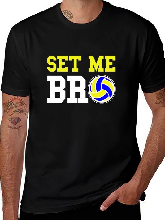 Set Me Bro Volleyball T-Shirt