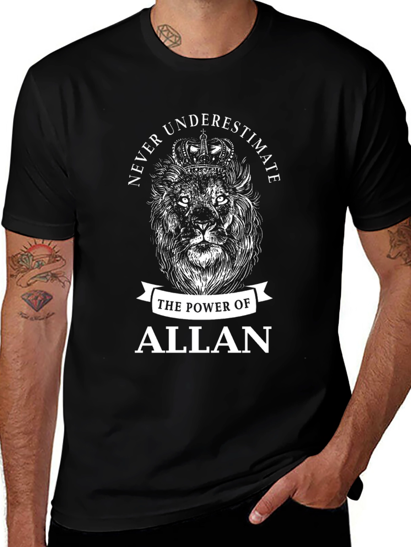 Never Underestimate Allan Graphic Tee