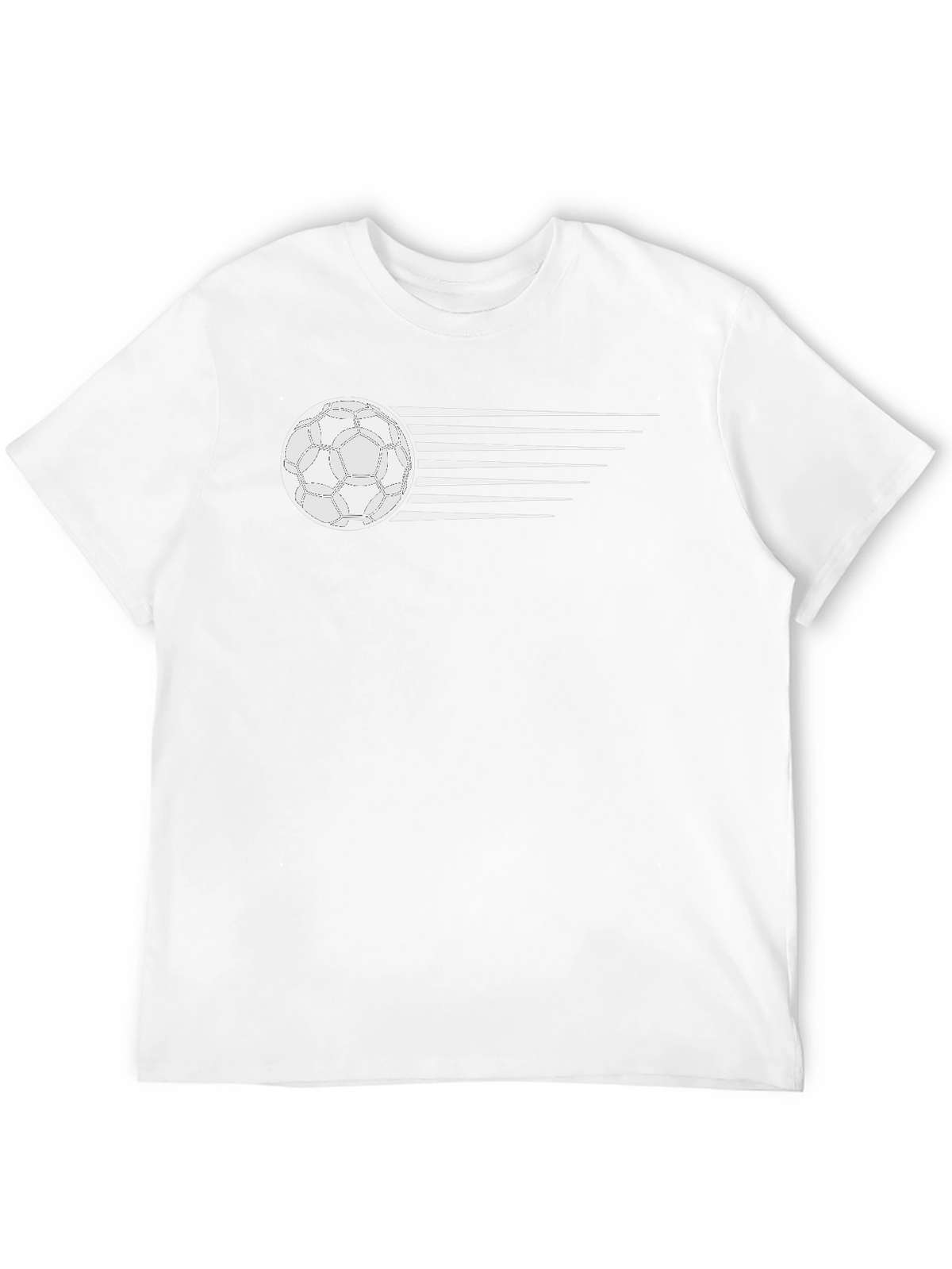 Soccer Ball Speed Graphic T-Shirt