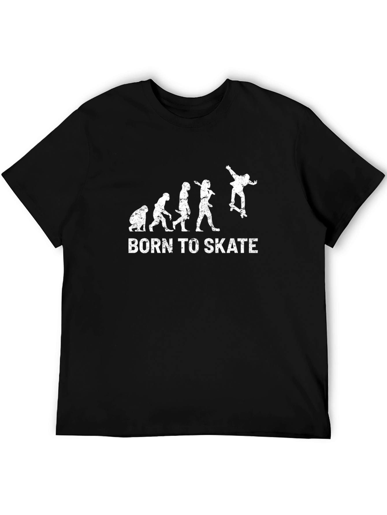 Born To Skate Evolution T-Shirt - Black